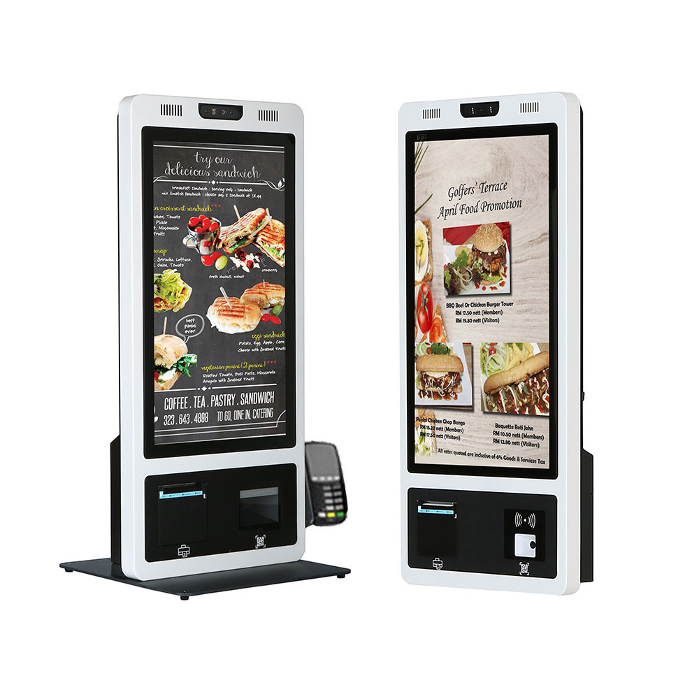 Slim Design Self Service Kiosk ຮາດແວ